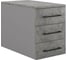 Тумба приставная Kobor TS3-40/60 aluminum/chicago 221603 1