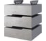 Тумба подвесная Kobor на 3 ящика T-3 graphite/chicago 230453 1