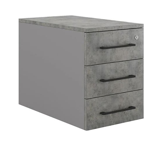 Тумба приставная Kobor TS3-40/80 aluminum/chicago 221605