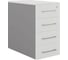 Тумба приставная Kobor TS4-40/50 aluminum/premium 220622 1