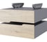 Тумба подвесная Kobor на 2 ящика T-2 graphite/natural 230457 1