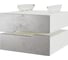 Тумба подвесная Kobor на 2 ящика T-2 white/chicago 230481 1