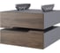 Тумба подвесная Kobor на 2 ящика T-2 graphite/charlston 230460 1