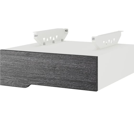 Тумба подвесная Kobor на 1 ящик T-1 white/wood 230483