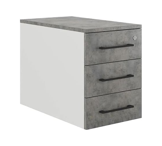 Тумба приставная Kobor TS3-40/60 white/chicago 221622
