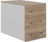 Тумба приставная Kobor TS3-40/80 white/natural 220561 1