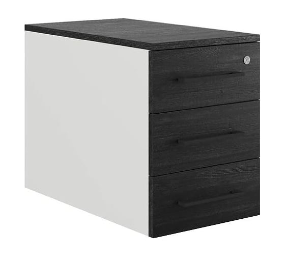 Тумба приставная Kobor TS3-40/70 white/wood 221633