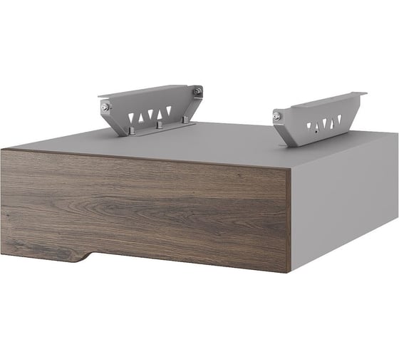 Тумба подвесная Kobor на 1 ящик T-1 aluminum/charlston 230474