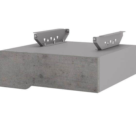 Тумба подвесная Kobor на 1 ящик T-1 aluminum/chicago 230465
