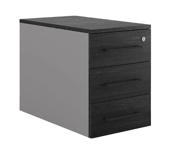 Тумба приставная Kobor TS3-40/60 aluminum/wood 221613