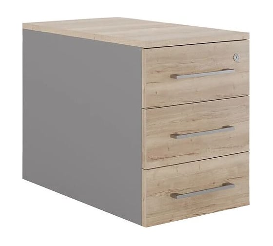 Тумба приставная Kobor TS3-40/50 aluminum/natural 220534