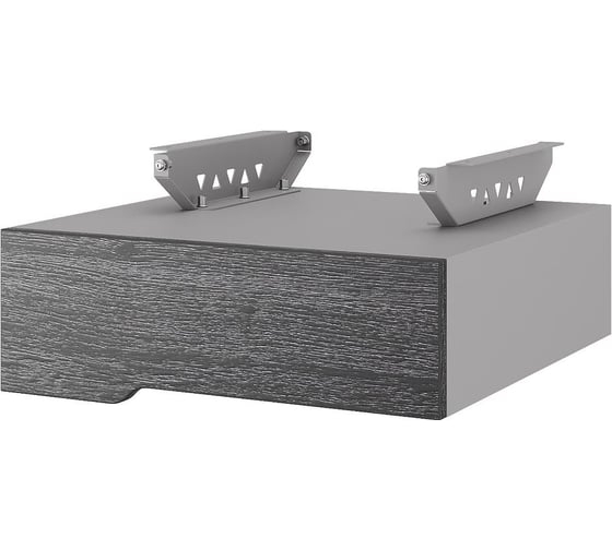 Тумба подвесная Kobor на 1 ящик T-1 aluminum/wood 230468
