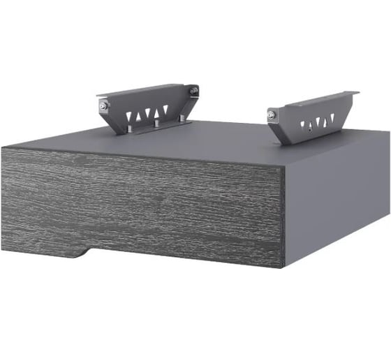 Тумба подвесная Kobor на 1 ящик T-1 graphite/wood 230568