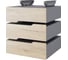 Тумба подвесная Kobor на 3 ящика T-3 graphite/natural 230458 1