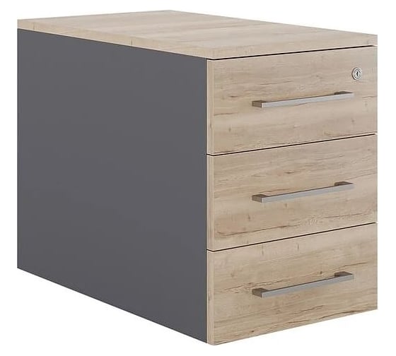 Тумба приставная Kobor TS3-40/80 graphite/natural 220513