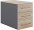 Тумба приставная Kobor TS3-40/80 graphite/natural 220513 1