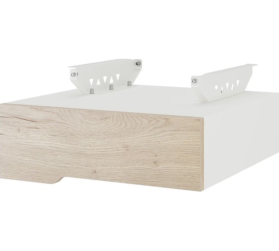 Тумба подвесная Kobor на 1 ящик T-1 white/natural 230486