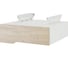 Тумба подвесная Kobor на 1 ящик T-1 white/natural 230486 1