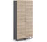 Шкаф распашной Kobor HR/5-90/60/M graphite/natural 221040 1