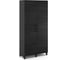 Шкаф распашной Kobor HR/5-90/60/M black/wood 221936 1