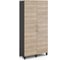 Шкаф распашной Kobor HR/5-90/60/M black/natural 221014 1