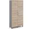 Шкаф распашной Kobor HR/5-90/60/M aluminum/natural 221066 1