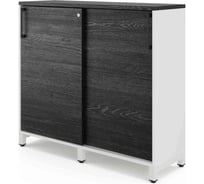 Шкаф-купе Kobor HK/3-120/60/M white/wood 221926