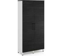 Шкаф распашной Kobor HR/5-90/60/M white/wood 221981