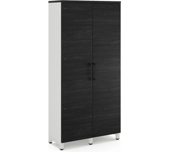 Шкаф распашной Kobor HR/5-90/60/M white/wood 221981