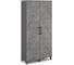 Шкаф распашной Kobor HR/5-90/60/M graphite/chicago 221948 1