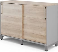 Шкаф-купе Kobor HK/2-120/60/M aluminum/natural 220840