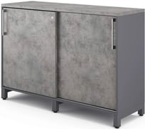 Шкаф-купе Kobor HK/2-120/60/M graphite/chicago 221818