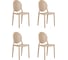 Набор обеденных стульев DOBRIN ALBERT бежевый, 4 шт. LMZL-PP712-N_P-beige 1