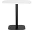 Стол обеденный DOBRIN OTIS белая столешница, черное основание LMZL-TD535_B-M_MDF-white 3