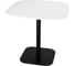 Стол обеденный DOBRIN OTIS белая столешница, черное основание LMZL-TD535_B-M_MDF-white 4