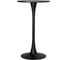 Стол барный DOBRIN MIA BAR черная столешница, черное основание LMZL-TD09_B-M_MDF-black 1