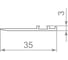 Карниз горизонтальный Armadillo SLD.Scope 35/3/3200 rail BL 3.2 м 58095 2
