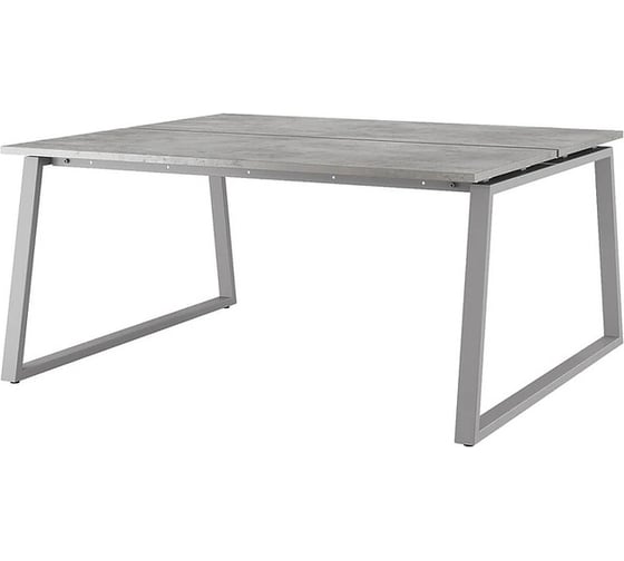 Стол офисный  Kobor TR/2-140/160 aluminum/chicago 217319