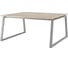 Стол офисный Kobor TR/2-140/140 aluminum/natural 217354 1