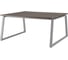 Стол офисный Kobor TR/2-140/140 aluminum/charlston 217375 1