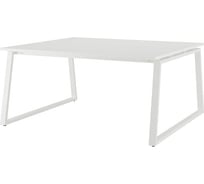 Стол офисный  Kobor TR/2-140/160 white/premium 217402