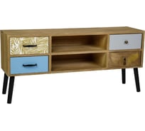 Комод (Тумба под ТВ) с четырьмя ящиками и двумя полками Экодизайн HX14-202