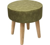 Пуф Эскар Plain Lux круглый, цвет тростниковый, D36 см 167909685