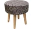 Пуф Эскар Stone круглый, цвет фиолетовый, D36 см 167082671 1
