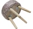 Пуф Эскар Stone круглый, цвет фиолетовый, D36 см 167082671 3