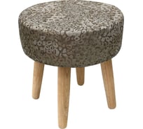 Пуф Эскар Stone круглый, цвет бежевый, D36 см 167082620