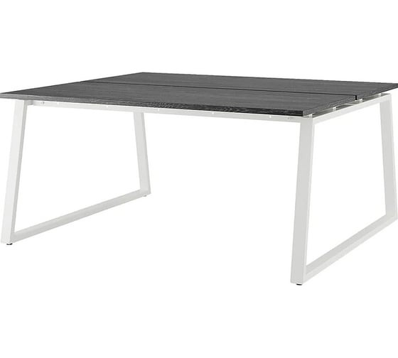 Стол офисный Kobor TR/2-140/140 white/wood 217437