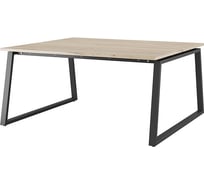 Стол офисный Kobor TR/2-140/160 black/natural 217153