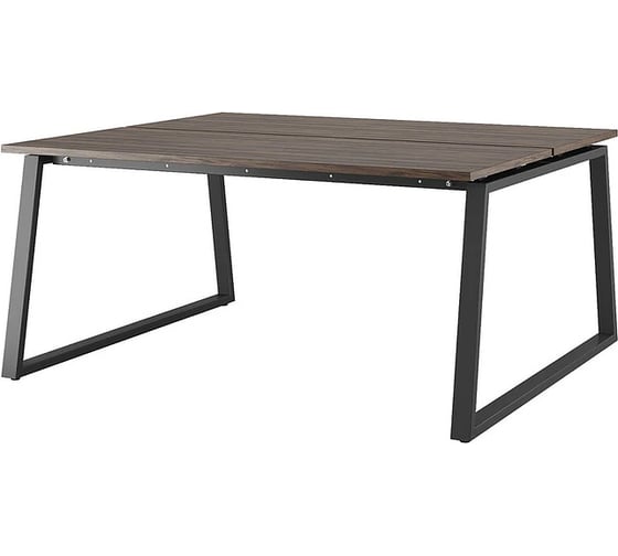 Стол офисный Kobor TR/2-140/120 black/charlston 217160