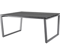 Стол офисный Kobor OTR/2-140/160 graphite/wood 217652